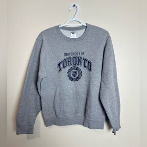Jerzees Gray University of Toronto Crewneck Sweatshirt Men’s Size S